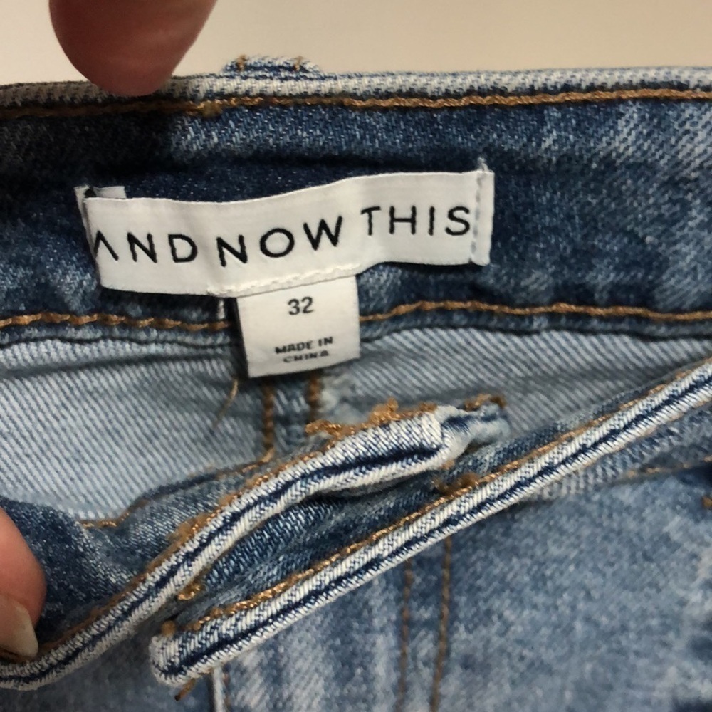 And Now This high rise relaxed fit seam front size 32 - Picture 5 of 6